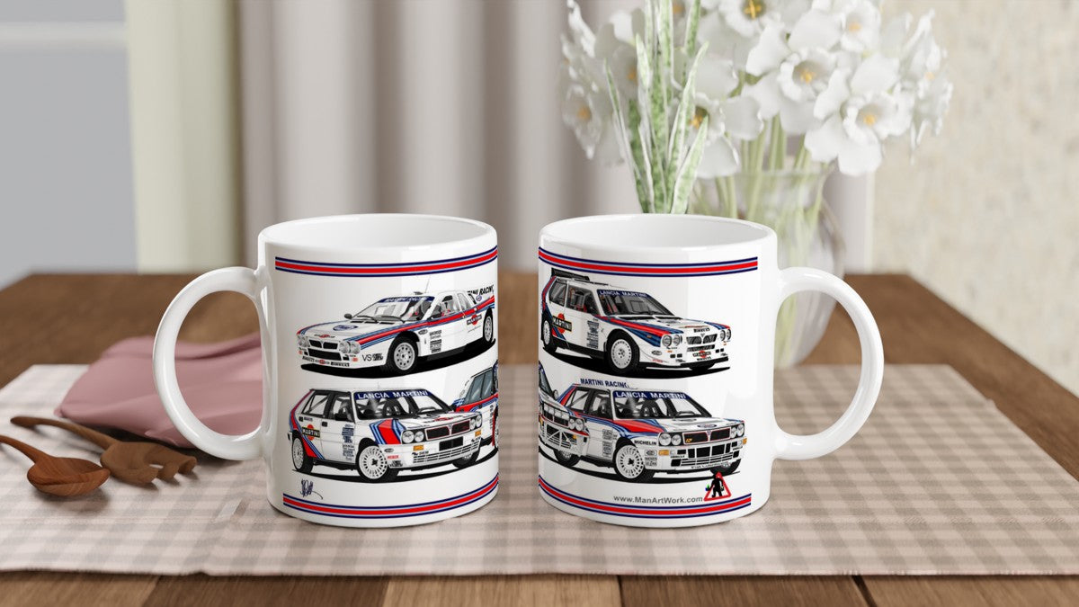 Lancia Martini Rally Cars Mug