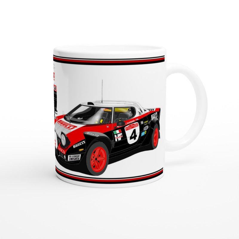 Lancia Stratos Pirelli Rally Car with Van Mug 