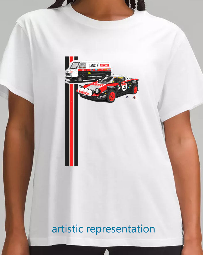 Lancia Stratos Pirelli Rally T Shirt