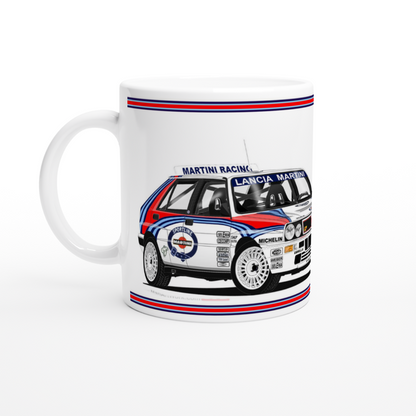 Lancia Super Delta Rally Car with Van Mug 