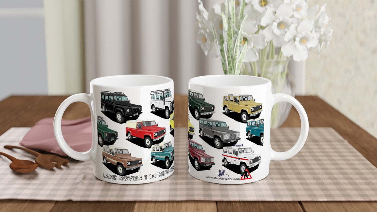 Land Rover 110 TD5 and Defender Multi Car Mug