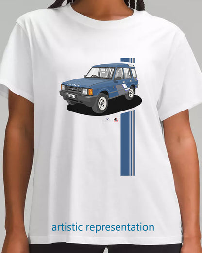 Land Rover Discovery Mk1 in Blue Art T Shirt