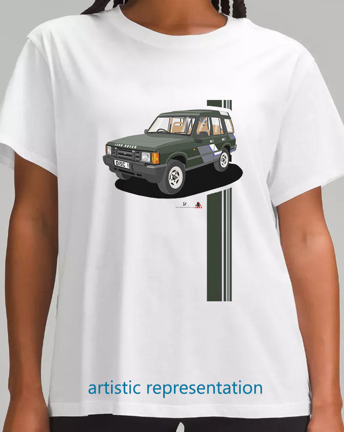 Land Rover Discovery Mk1 in Green Art T Shirt