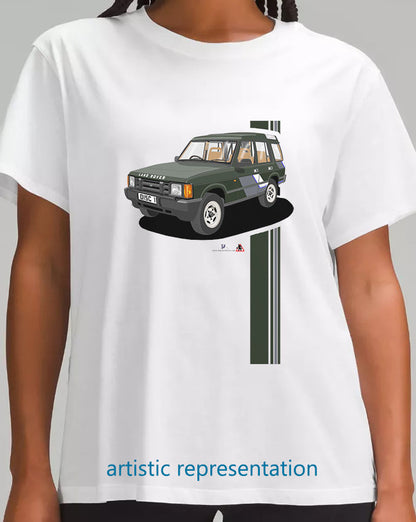 Land Rover Discovery Mk1 in Green Art T Shirt