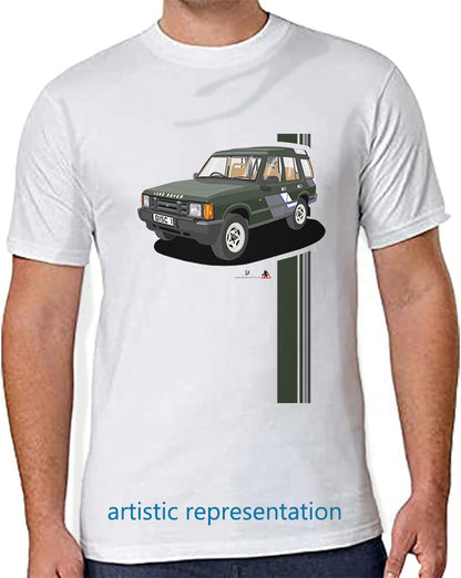 Land Rover Discovery Mk1 in Green Art T Shirt