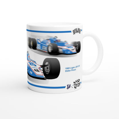 Ligier JS11-15 F1 Motor Racing Art Mug