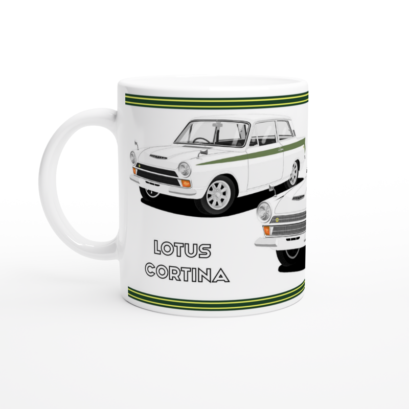 Lotus Cortina Mk1 Art Mug