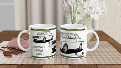 Lotus Cortina Mk2 Art Mug