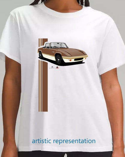 Lotus Elan Sprint Convertible in Brown T Shirt