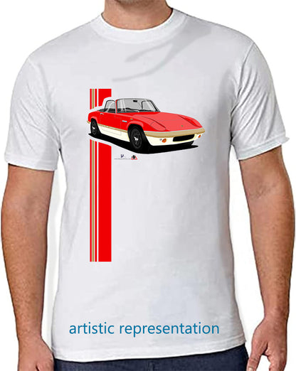 Lotus Elan Sprint Convertible in Red T Shirt