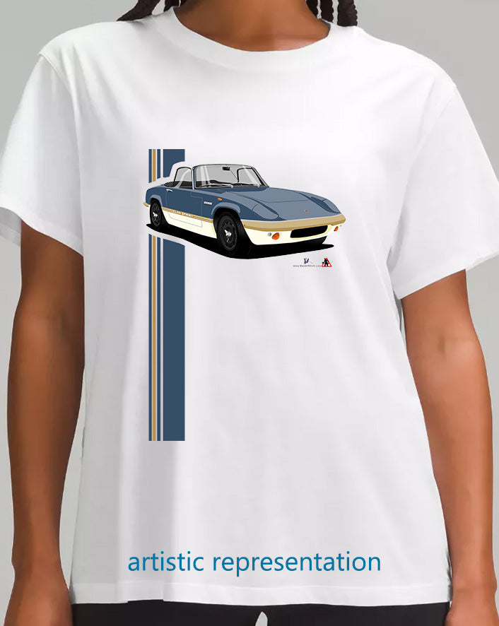 Lotus Elan Sprint Coupe in Blue T Shirt