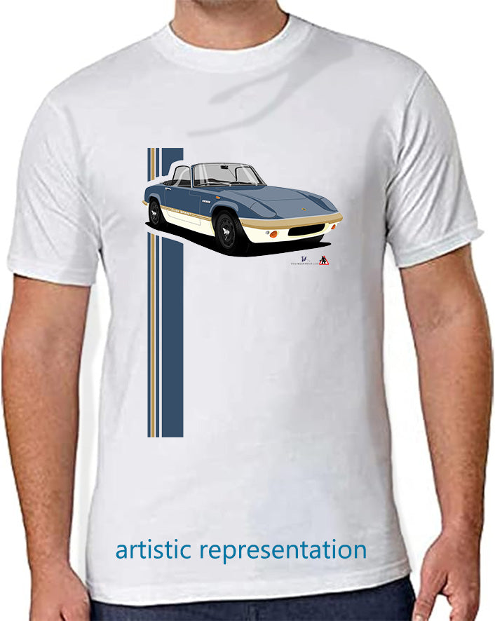 Lotus Elan Sprint Coupe in Blue T Shirt