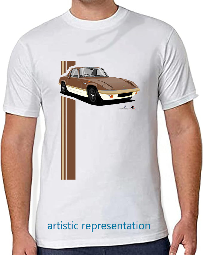 Lotus Elan Sprint Coupe in Brown T Shirt