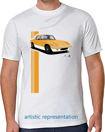 Lotus Elan Sprint Coupe in Orange T Shirt