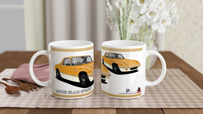 Lotus Elan Sprint Coupe in Orange Art Mug