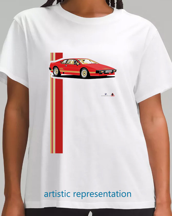 Lotus Esprit Turbo in Red T Shirt