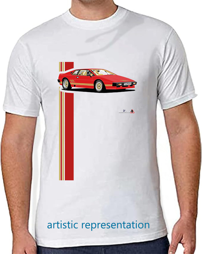 Lotus Esprit Turbo in Red T Shirt