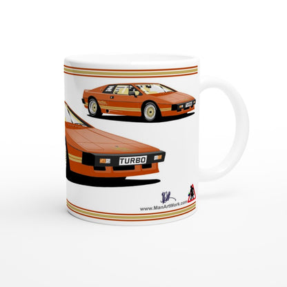 Lotus Esprit Turbo in Bronze Car Mug