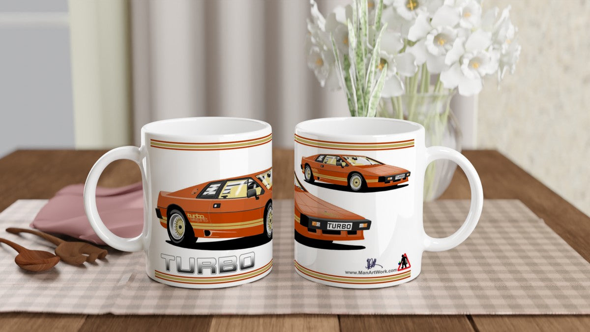 Lotus Esprit Turbo in Bronze Car Mug