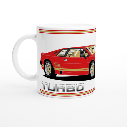 Lotus Esprit Turbo in Red Car Mug