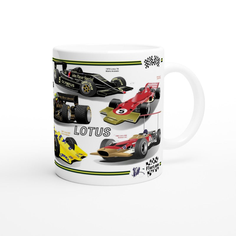 Lotus F1 Motor Racing Art Mug