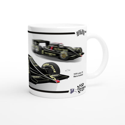 Lotus 79 F1 Motor Racing Art Mug