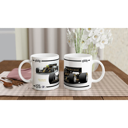 Lotus 97T F1 Motor Racing Art Mug