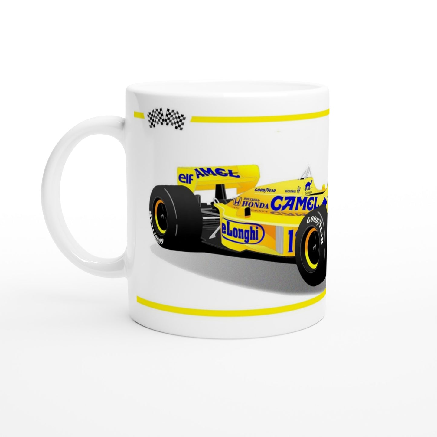 Lotus 99T F1 Motor Racing Art Mug