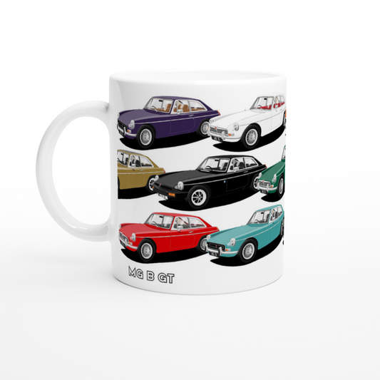 MG B GT Multi Car Mug