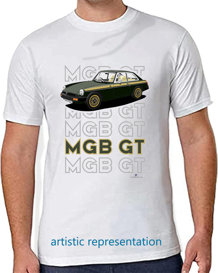 MG B GT Anniversary T Shirt