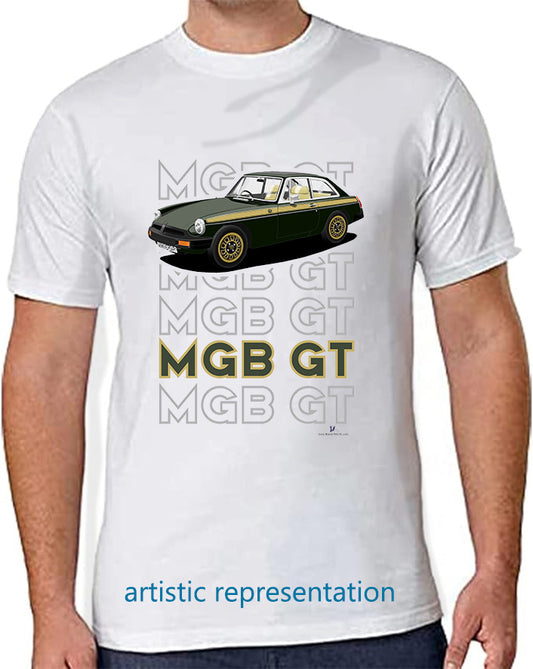 MG B GT Anniversary T Shirt