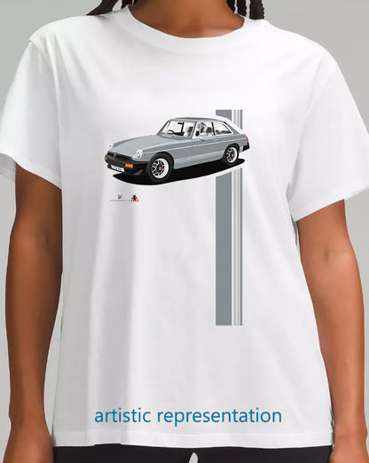 MG B GT Limited Edition in Silver T Shirt