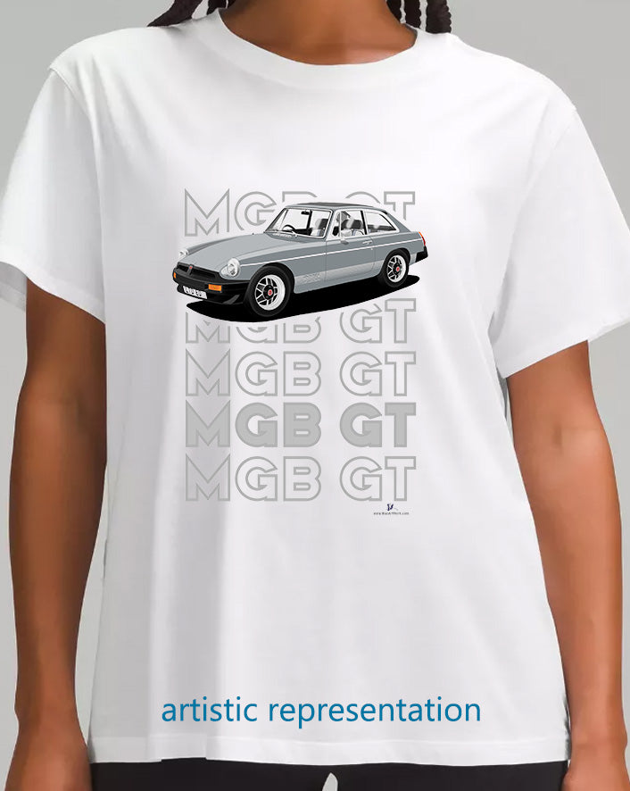 MG B GT Limited Edition in Silver T Shirt