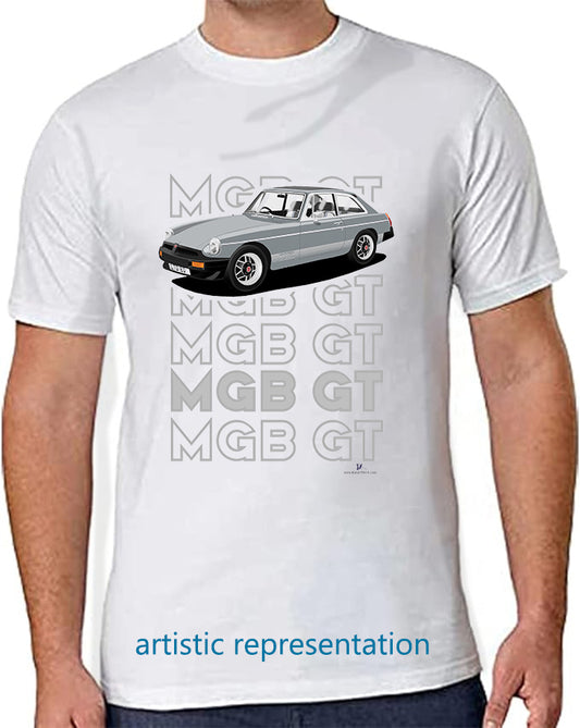 MG B GT Limited Edition in Silver T Shirt