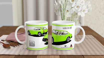 MG B GT Mk4 in Green Art Mug