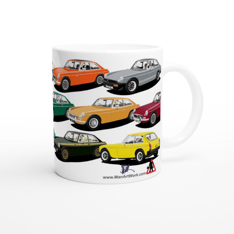 MG B GT Multi Car Mug