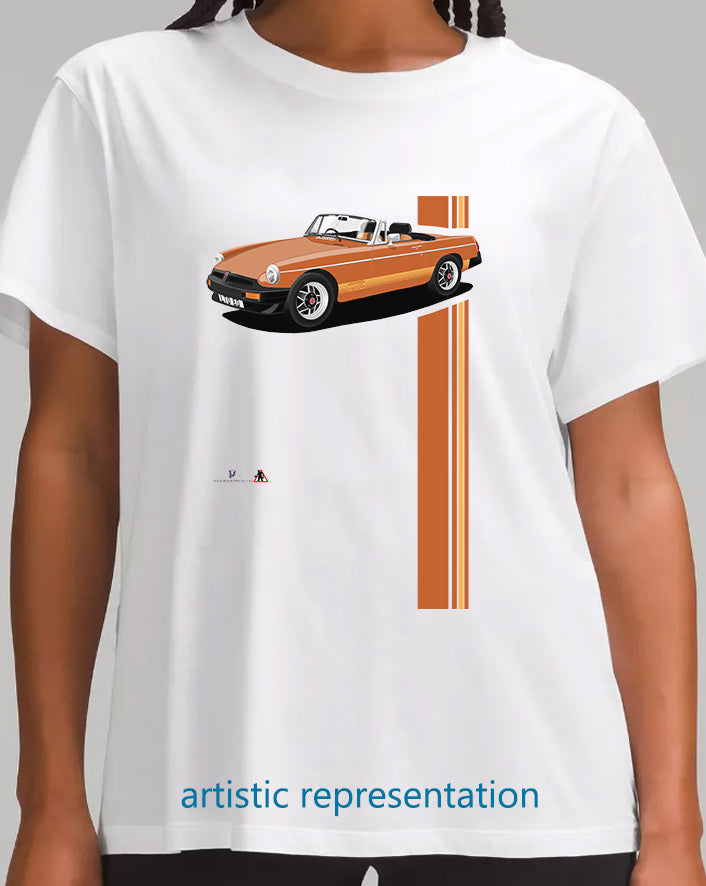 MG B Roadster Limited Edition in Bronze Art T Shirt