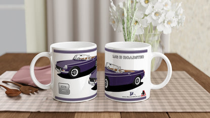 MG B Roadster Mk2 in Purple Art Mug