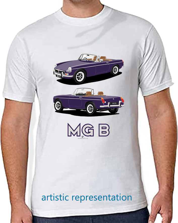 MG B Roadster Mk3 in Purple T Shirt