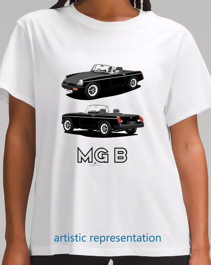 MG B Roadster MK4 in Black T Shirt