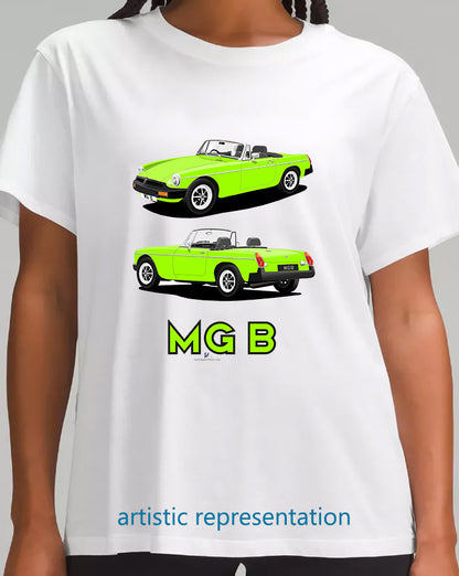 MG B Roadster MK4 in Green T Shirt