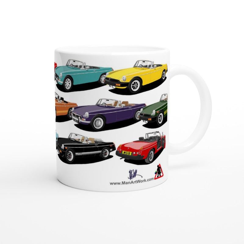 MG B Roadster Multi Car Mug