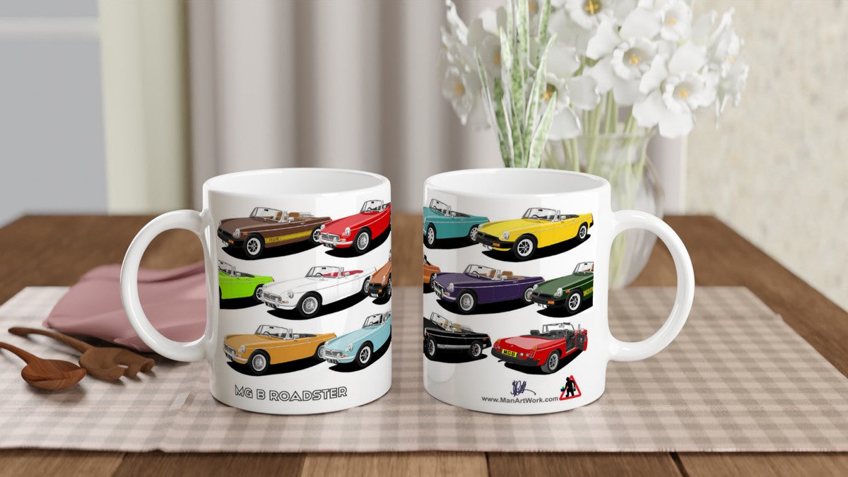 MG B Roadster Multi Car Mug