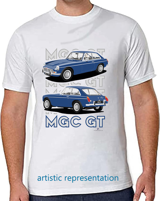 MG C GT in Blue Art T Shirt