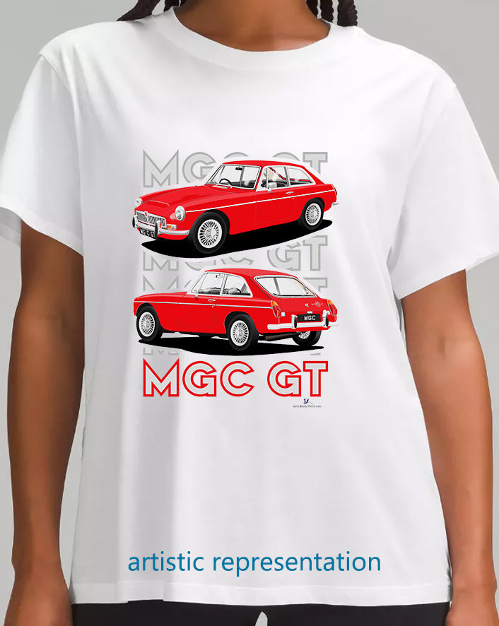 MG C GT in Red Art T Shirt
