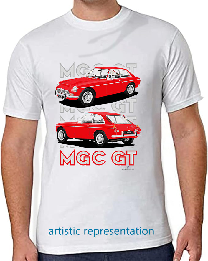 MG C GT in Red Art T Shirt