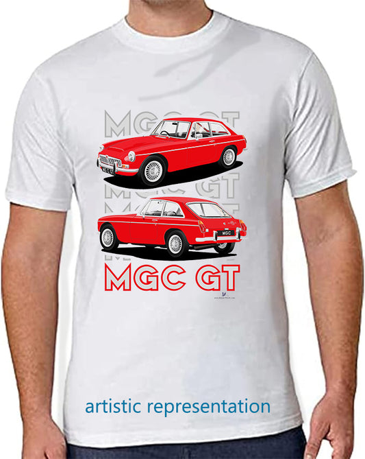 MG C GT in Red Art T Shirt