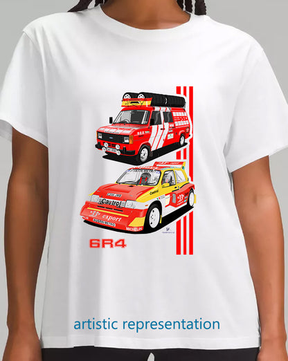 MG Metro 6R4 Rally T Shirt Export 33 + Service Van