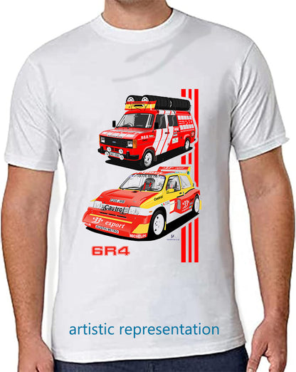 MG Metro 6R4 Rally T Shirt Export 33 + Service Van