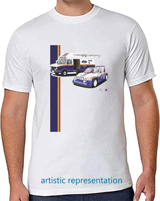 MG Metro 6R4 Rally T Shirt (Rothmans)